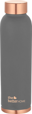 The Better Home 1000 ml Copper Bottle(Pack of 1, Grey)