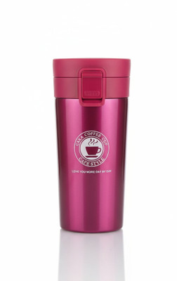 Shubham Mourya 400 ml Stainless Steel Bottle(Pack of 1, Pink)