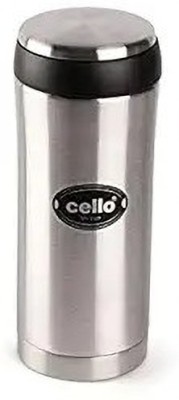 cello MY CUP VACUSTEEL FLASK 350ML 350 ml Flask(Pack of 1, Silver, Steel)