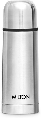 MILTON 350 ml Steel Flask(Pack of 1, Silver)