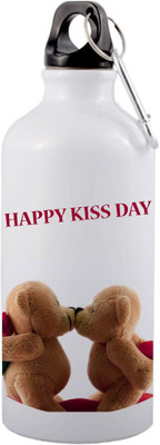 HeartInk 750 ml Aluminium Bottle(Pack of 2, White)
