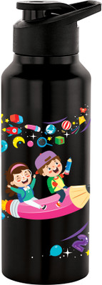 NIRLON 750 ml Steel Shaker(Pack of 1, Black)