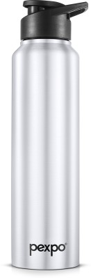 pexpo Sports and Hiking Stainless Steel Water Bottle, Chromo 750 ml Bottle(Pack of 1, Silver, Steel)