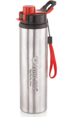 NIRLON 900 ml Steel Bottle(Pack of 1, Silver)