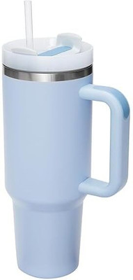 eSmartShopee 1200 ml Plastic, Stainless Steel Bottle With Drinking Glass(Pack of 1, Multicolor)
