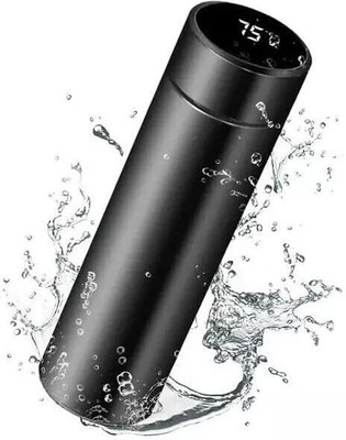 SORAISTIC 500 ml Stainless Steel Flask(Pack of 1, Black)