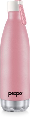 pexpo Espresso 24 Hrs Hot and Cold ISI Certified Vacuum insulated Water Bottle 500 ml Flask(Pack of 1, Pink, Steel)