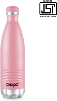 pexpo 980 ml Steel Flask(Pack of 1, Pink)