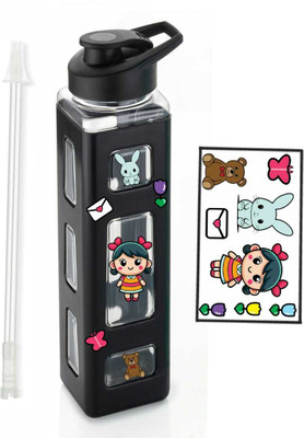 INSIDE EDIT 1000 ml Plastic Sipper(Pack of 1, Black)