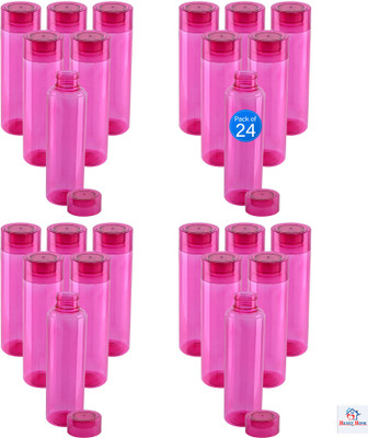 Heart Home 1000 ml Plastic Bottle(Pack of 24, Red)