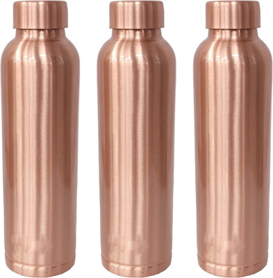 KUBER INDUSTRIES 950 ml Copper Bottle(Pack of 3, Black)