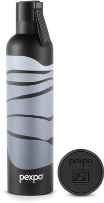 pexpo 750 ml Steel Flask(Pack of 1, Black)
