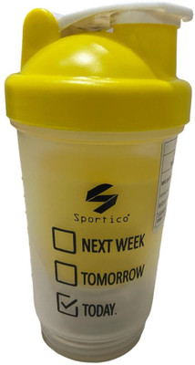 Lordz 750 ml Plastic Shaker(Pack of 1, Yellow)