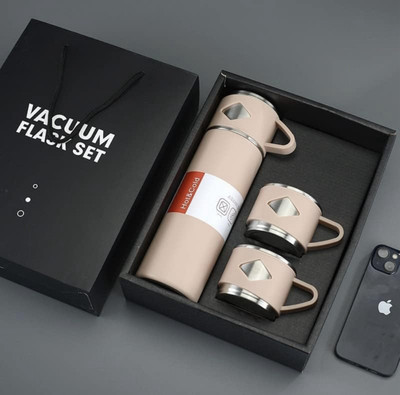 Shreenathworld 500 ml Stainless Steel Flask(Pack of 1, Multicolor)