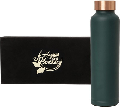 INTERNATIONAL GIFT 1000 ml Copper Bottle(Pack of 1, Green)