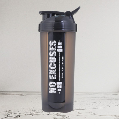 THINKFIT 700 ml Plastic Sipper(Pack of 1, Black)