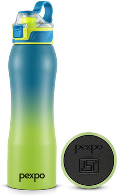 pexpo 1000 ml Stainless Steel Bottle(Pack of 1, Blue, Green)