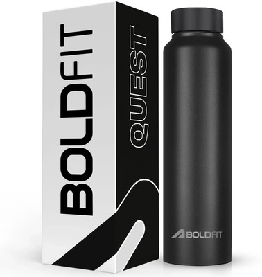 BOLDFIT 1000 ml Steel Sipper(Pack of 1, Black)