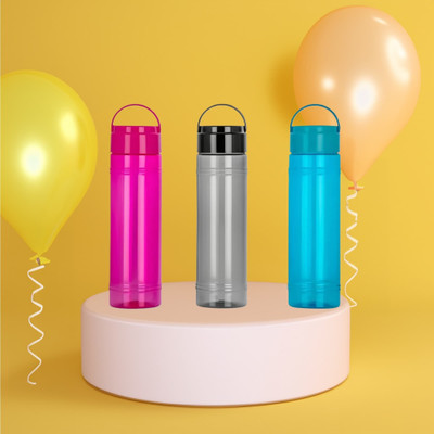 Elecsera Premium Quality Water Bottle Set Of 3 Piece 1000 ml Bottle(Pack of 3, Multicolor, Plastic)