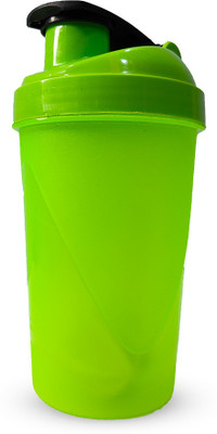 Aarugo Gym Shaker Bottles for Gym for men workout Sipper Bottle 500 ml Shaker(Pack of 1, Green, Plastic)