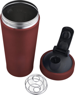 Dassio 750 ml Steel Shaker(Pack of 1, Red)