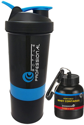 TRUE INDIAN 500 ml Plastic Shaker(Pack of 2, Blue)
