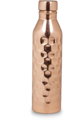 TAMBA CREATIONS PURE COPPER BOTTLE IN DIAMOND CUT 1000 ml Bottle(Pack of 1, Brown, Copper)