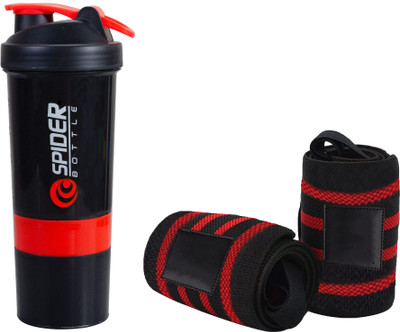 Snipper 500 ml Plastic Shaker(Pack of 1, Black)