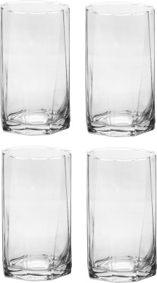 Somil (Pack of 4) Multipurpose Drinking Glass -B1440 Glass Set Water/Juice Glass(250 ml, Glass, Clear)
