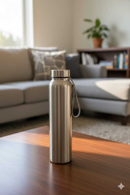 COOLTON 1000 ml Stainless Steel Bottle(Pack of 1, Silver)