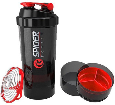 JAINSON MARTIN 500 ml Plastic Shaker(Pack of 1, Red)