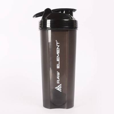 Raw Element 500 ml Plastic Sipper(Pack of 1, Black)