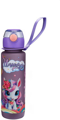 CherryBox 650 ml Plastic Sipper(Pack of 1, Purple)