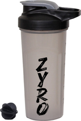 ZYRO 650 ml Plastic Shaker(Pack of 1, Grey)