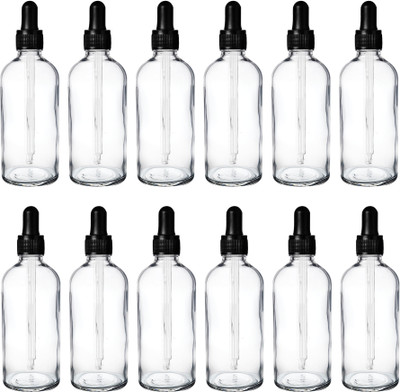 ceeyu 100 ml Glass Bottle(Pack of 12, Clear)