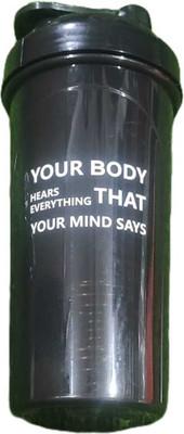 SP Traders 700 ml Plastic Shaker(Pack of 1, Black)