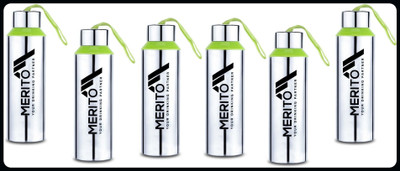 Trendblend 730 ml Steel Bottle(Pack of 6, Silver)