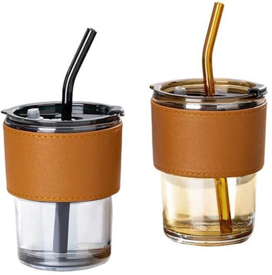 HYATT CREATION leather mug Plastic Coffee Mug(400 ml)