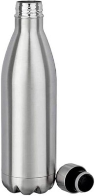 mbuys 1000 ML Stainless Steel Insulated 24 HRS Hot & Cold Water Bottle 1000 ml Flask(Pack of 1, Steel/Chrome, Steel)