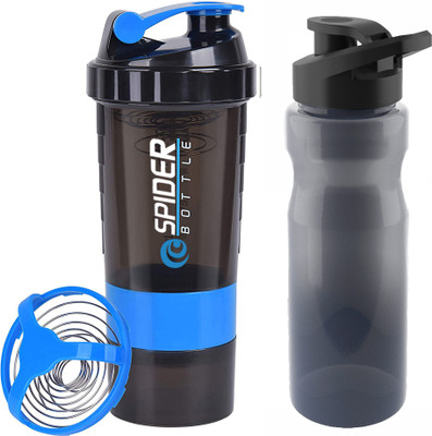 TRUE INDIAN 500 ml Tritan Shaker(Pack of 2, Blue)