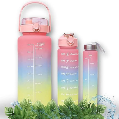 GENIUSBOTTEL 2000 ml Silicone Sipper(Pack of 1, Multicolor)