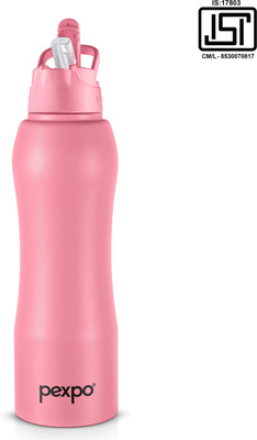 pexpo 750 ml Steel Bottle(Pack of 1, Pink)