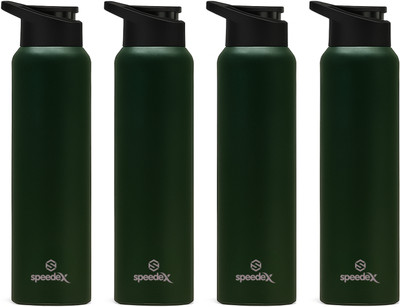 SPEEDEX 1000 ml Stainless Steel Bottle(Pack of 4, Green)