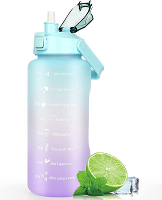 Obvie 2000 ml Plastic, Silicone Bottle(Pack of 1, Green)