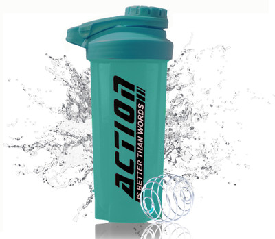 TRUE INDIAN 700 ml Plastic Shaker(Pack of 1, Green)