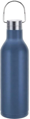 3D METRO SUPER STORE 500 ml Steel Flask(Pack of 1, Blue)