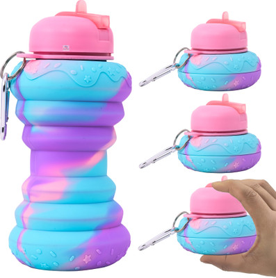 Heart Home 600 ml Silicone Sipper(Pack of 4, Multicolor)