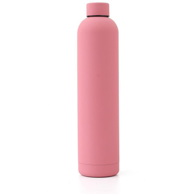 KUBER INDUSTRIES 1000 ml Steel Bottle(Pack of 1, Pink)