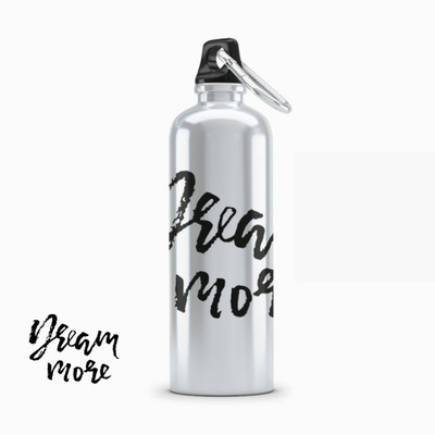 Vmakecustom 600 ml Aluminium Sipper(Pack of 1, White)