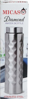 MICASO Hot & Cold Diamond S/Wall Stainless Steel Leak-Proof Water Bottle for Travelling 1000 ml Bottle(Pack of 1, Silver, Steel)